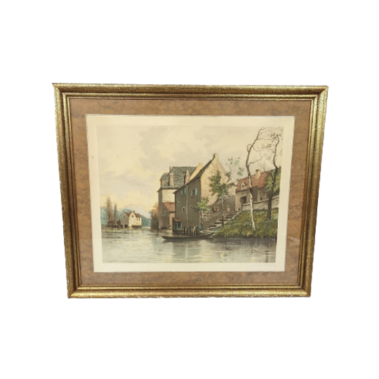 Louis Etienne Dauphin - Gekleurde Ets 1
