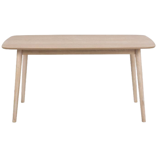 By fonQ | Basic Rounded Eettafel 150 X 80 Cm Eiken 1