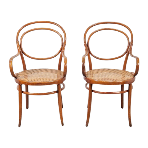 2 Art Nouveau Deco Stoel Jacob & Josef Kohn Wien Thonet 20E