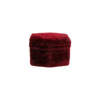 Vintage Teddy Pouf/stool / Poef / Voetenbank, From 1960’s, Italy