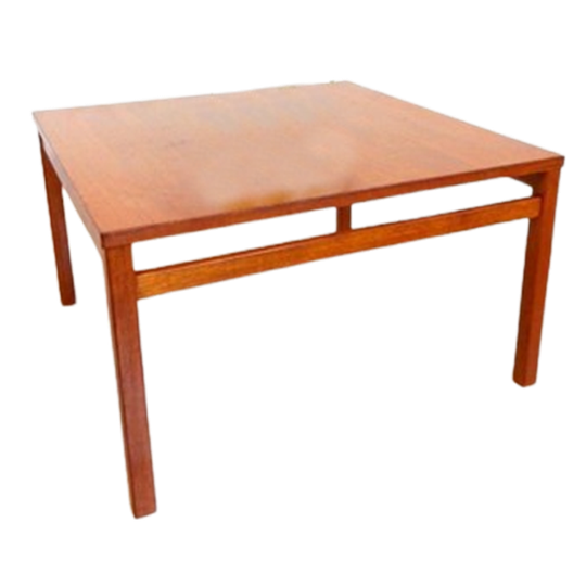 Retro Vintage Jaren 60 Salontafel Tafel Bijzettafel 1