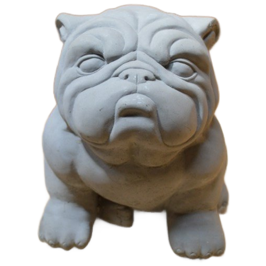 Buldog Grijs Geschilderd 1