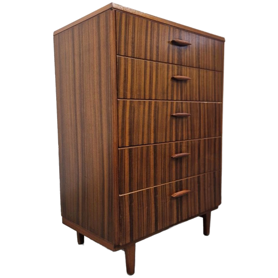 Vintage Deense Ladekast Schoenenkast Wandkast Hobbykast Kast 1