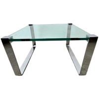 Midcentury Design Bijzet- Of Salontafel Glas Draenert, 1022