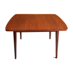 Retro Vintage Teakhouten Eettafel, Diner Table, Tafel thumbnail 1