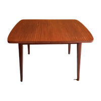 Retro Vintage Teakhouten Eettafel, Diner Table, Tafel