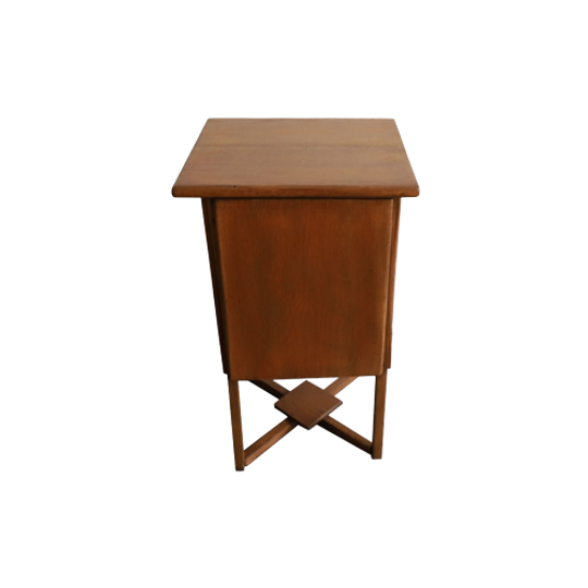 Antieke Art Deco Naai/bijzettafel, Jaren '20/'30 1