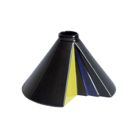 Postmodern Cutout Conical Vase By Steuler Design Keramik, Germany 1980S.