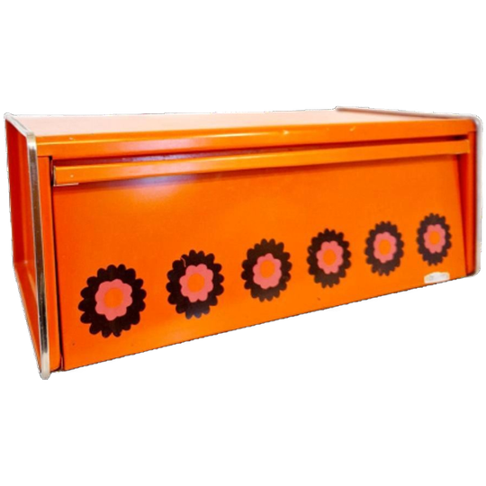 Oranje Brabantia Broodtrommel Vintage Broodbak Kastje 1