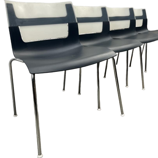 4x Design Stoel ‘otto’ Door Antonio Cittero, B&B Italia 1