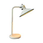 Witte Anvia Bureaulamp - Tafellamp Uit Het Midden Van De Eeuw - Vintage Kantoorlicht thumbnail 1