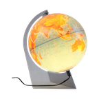 Illuminated Scan Globe, Denmark 1980S thumbnail 1