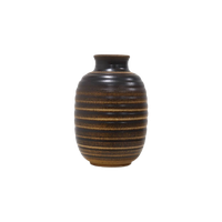 Mid Century Studio Pottery Signed Vase 1960S