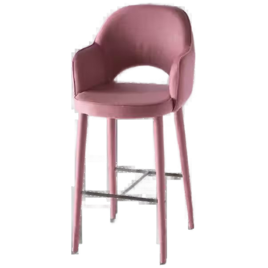 Polspotten | Cosy Barstoel Roze 1
