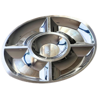 Vintage Large Stainless Steel Serving Platter
