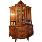 Buffet Liegois 2 Corps Style Lxv In Walnut thumbnail 1