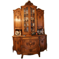 Buffet Liegois 2 Corps Style Lxv In Walnut