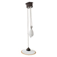 Hanglamp – Frans Model 1900-1925 Met Contragewicht -(mb31)