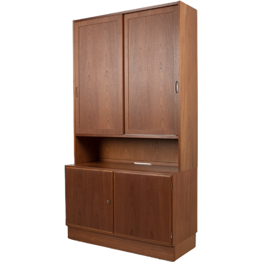 Vintage 2-delige Boekenkast Door Hundevad 69255 1