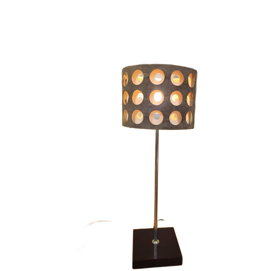Vintage Tafellamp Bureaulamp Lamp Rondingen Rond 1