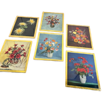Set Van 6 Vintage Min Kaders 'bloemen' thumbnail 1