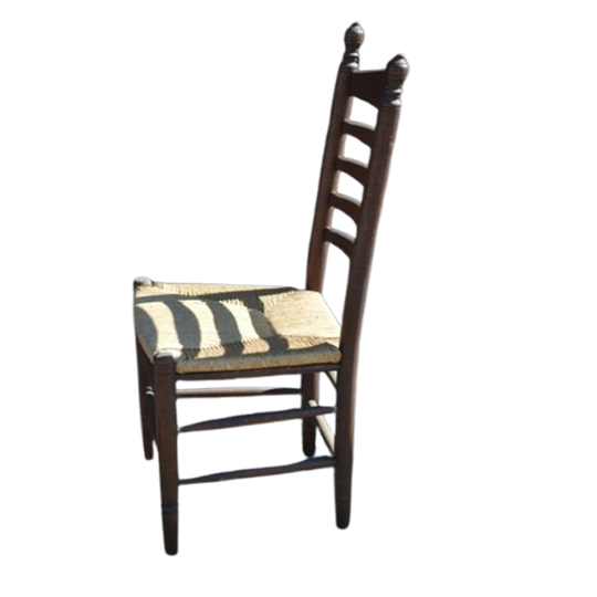 Knopstoelen Donker Eiken Set Van 4 1