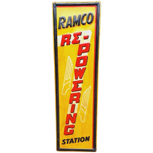 Originele Tinplate Usa, Ramco Re-Powering Station️️⛽️