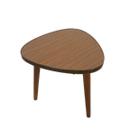 Bijzettafel Met Donker Bruin Formica Blad, Plantentafel Nr. 24 thumbnail 1