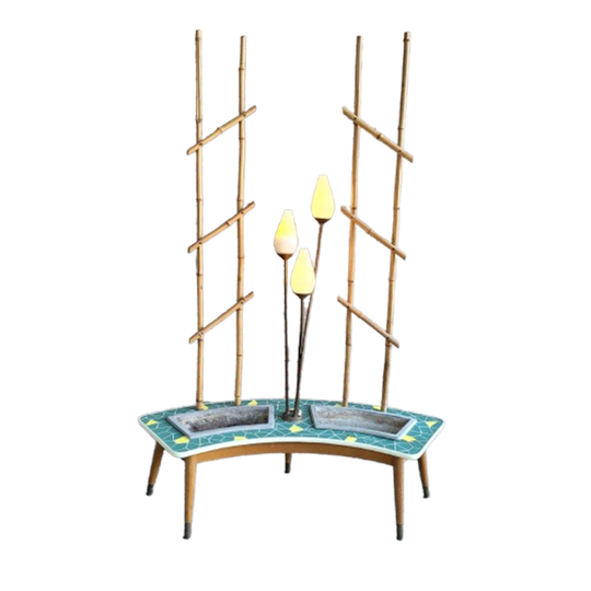 Zeldzaam Mooie Originele Jaren 60 Plantentafel 1