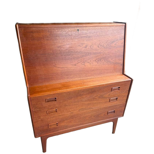 Deense Teak Secretaire Arne Hovmand-olsen 1