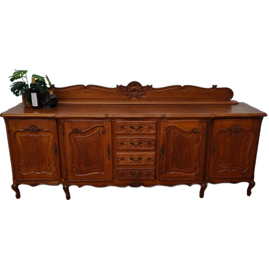 Vintage Louis Xv Wandkast Buffetkast Dressoir Ladekast 205 1
