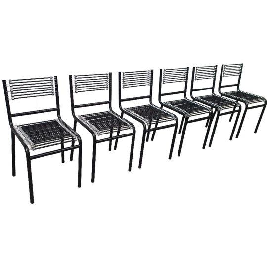 6x Rene Herbst Sandows Stoel Bauhaus 1