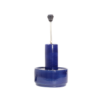 Dijkstra Grote Aardewerken Lampevoet Blauw