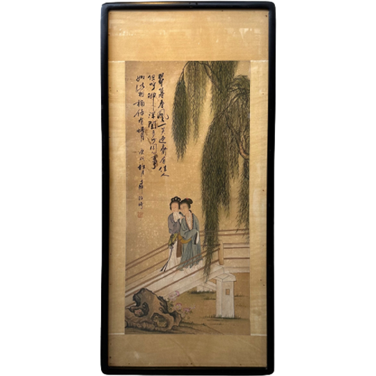 Vintage Xl Tekening Geishas 1