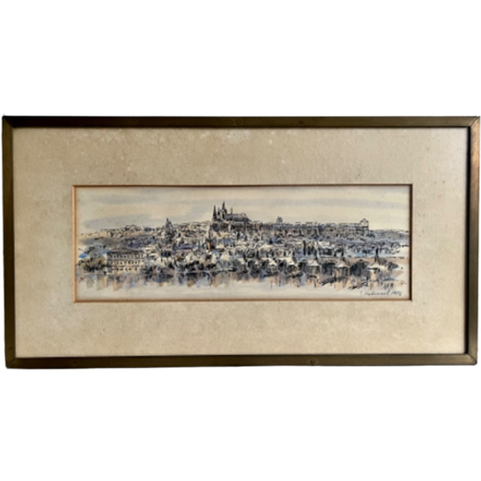Pen Tekening Praag 1986 1