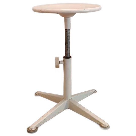 Vintage Industriële Kruk 1