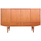 Westergaard Teak Design Highboard Met Schuifdeuren thumbnail 1
