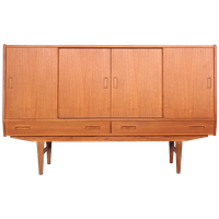 Westergaard Teak Design Highboard Met Schuifdeuren