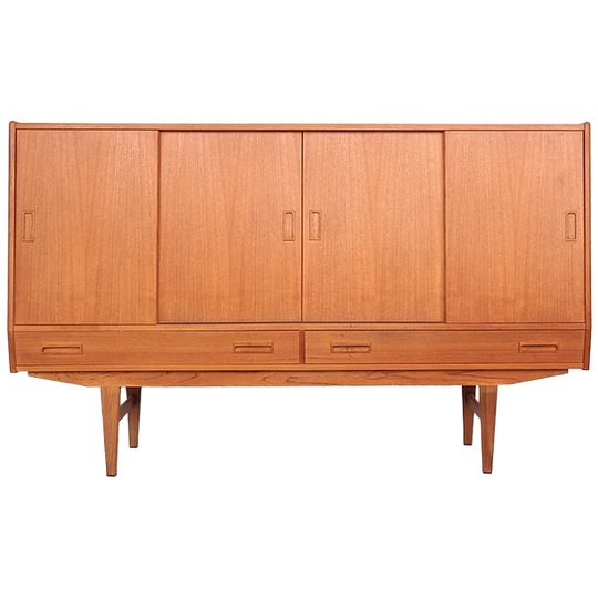 Westergaard Teak Design Highboard Met Schuifdeuren 1