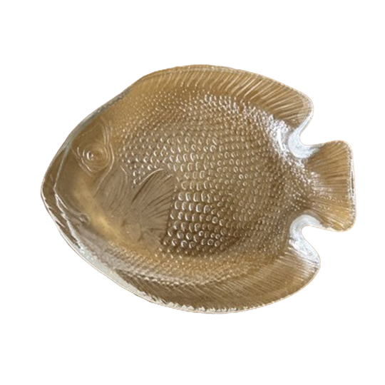 Schaal Fishy Arcoroc France S Vintage 1