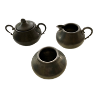 Tinnen Koffie / Thee Set
