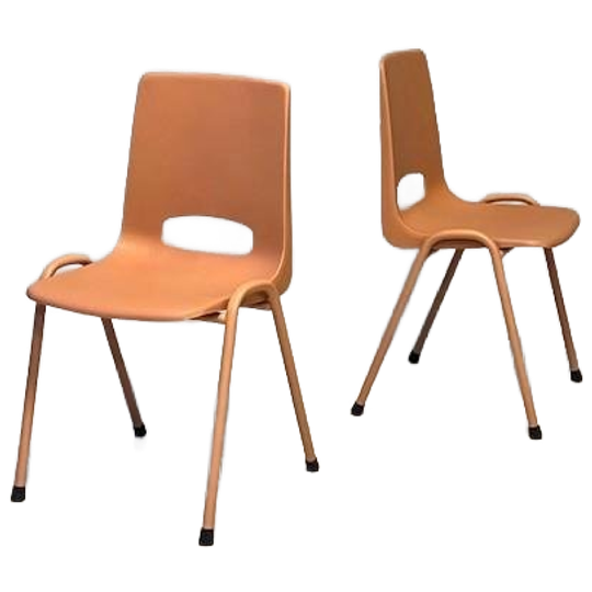 Retro Eettafelstoel Roze 1