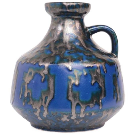 Strehla Vaasje 1303 Metallic Blauw 1