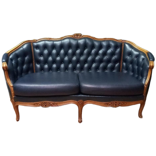 Vintage Chesterfield Loveseat 1