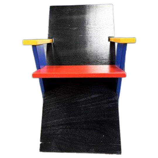 Colourful Postmodern Armchair, 1980s 1