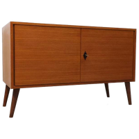 Vintage Dressoir Teak Schuine Poten