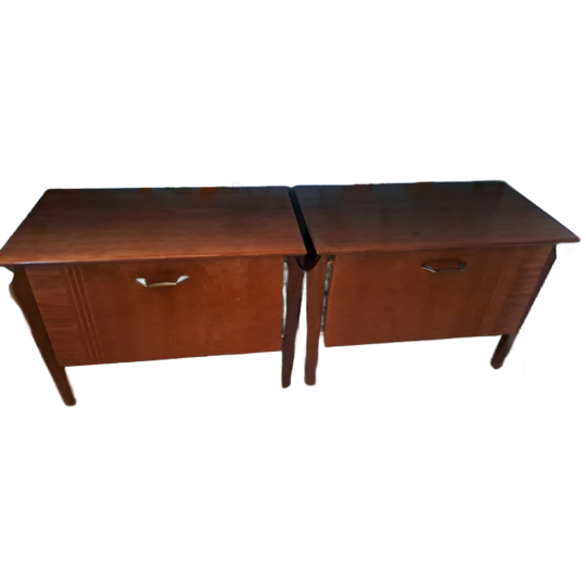 2 Vintage Set Nachtkastjes – Louis van Teeffelen 1