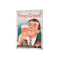 Pk42 – Reclame Bord – Vieux-Temps – Metaal/Blik