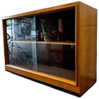 Vintage Lage Vitrinekast / Mini Dressoir / Tvkastje thumbnail 1