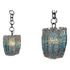 2x Vintage Mazzega Hanglampen Murano thumbnail 1